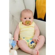 Kit Com 10 Unidades De Regatinha Cavada Para Bebes Em Algodão Confortável