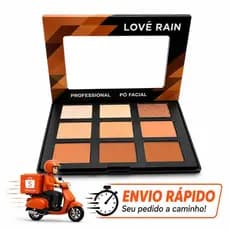 Paleta de Pó Facial Compacto Profissional Para Maquiagem LOVE RAIN Contorno Em Pó On Sale