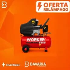 Compressor de Ar Worker 1.5HP 20L 8Bar – 127V ou 220V | Portátil e Potente