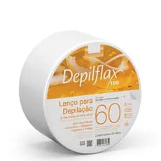 Papel Lenço Para Depilação Depilflax Rolo 60m Depilatório