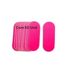 Refil Lixa Rosa 5x13cm Para Lixador De Pé 50 Unidades Uso Profissional
