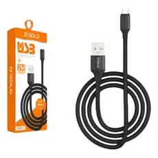 Cabo USB C Reforçado 2 Metros Alta Durabilidade Carregamento Rápido