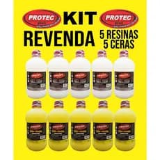 kit com 10 ceras para intensificação e Proteção de seu carro 5 Jet mix + 5 Carnaúba