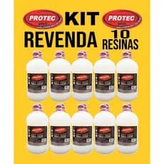 Kit com 10 ceras Jet mix Resina Acrilica para carros