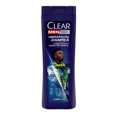 Shampoo Anticaspa Clear Men Hidratação Campeã Vini Jr. 200ml