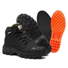 Bota CAT Masculina Coturno Caterpillar Cano Curto Promoção Black Friday