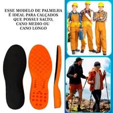 Palmilha em Gel PU Ortopédica Super Confortável Flexível Ideal Para Quem Sente Dores nos Pés