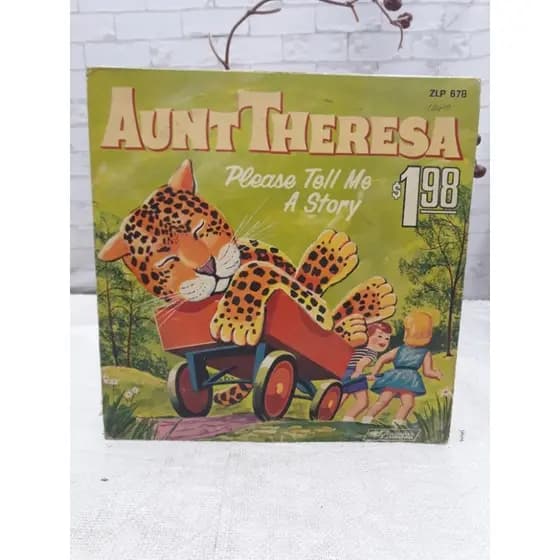 Disco de vinil Aunt Theresa ( história infantil em ingles)
