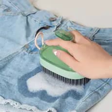 Escova De Limpeza Dispenser Hidráulico Multifuncional/Para Lavar Roupa Com Cerdas Macias 2Peças