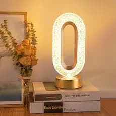Top Center Online Abajur/Luminária Led de mesa/cabiceira Luxuosa interruptor touch + USB
