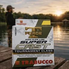 Linha de Pesca Trabucco T-Force Super Cast 150m Alta Resistência Abrasão Tournament Class Verde