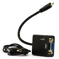Cabo Conversor Adaptador Hdmi Full Hd Vga Com Saída P2 Áudio