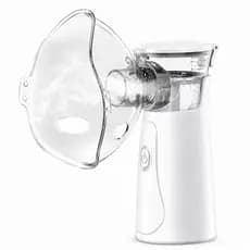 Nebulizador Inalador Ultrassonico Sem Fio Recarregavel USB Compacto Portatil Silencioso Criança Adulto Mesh Mini Ultrass
