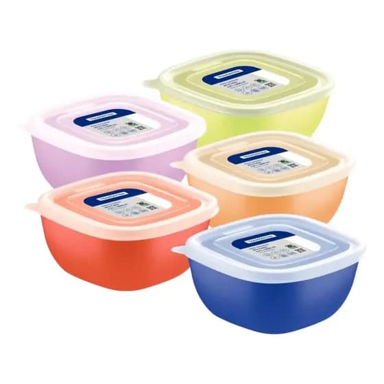 Jogo de 5 Potes Tramontina 300ml com Proteção Antimicrobiana