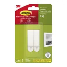 Fecho Adesivo Velcro Grande Command 3m Fixa Quadros 6 Pares