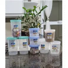 Kit 9 Potes com Rosca – kit Premium (3x 360ml, 3x 500ml, 3x 750ml)
