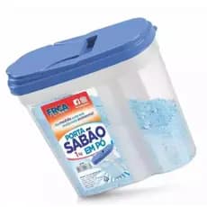 Porta Sabão em Pó 1kg com Tampa