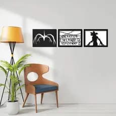 Kit 3 quadros stranger things