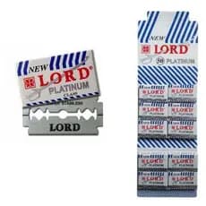 Lâminas Lord Platinum Barbear Perfeito -  50/100 unidades de Lâminas Originais