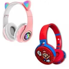 Head Fones sem fio Infantil Personagens Bluetooth / Fone de ouvido sem fio | Viajens e Diversão
