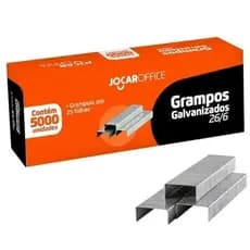 Caixa de Grampos 26/6 Galvanizado C/5000 unidades | Jocar Office