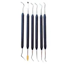 Kit Espátulas para Resina Preto