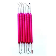 Kit Espátulas para Resina rosa