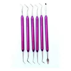 Kit De Espátula Para Restauração Resina  Roxo