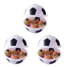 Lembrançinha Festa Infantil Pote Bola de Futebol Kit 30 unid