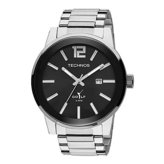 Relogio Technos Masculino Golf 2115tu/1p Prateado Classic