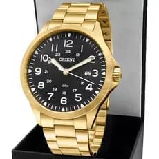 Relógio Orient Masculino Mgss1199 P2kx Dourado Aço Oferta