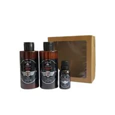 Kit Balm, Óleo para Barba e Shampoo 3x1 For Men - Alkmena M-01