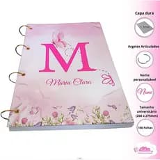 Caderno argolado universitário personalizado