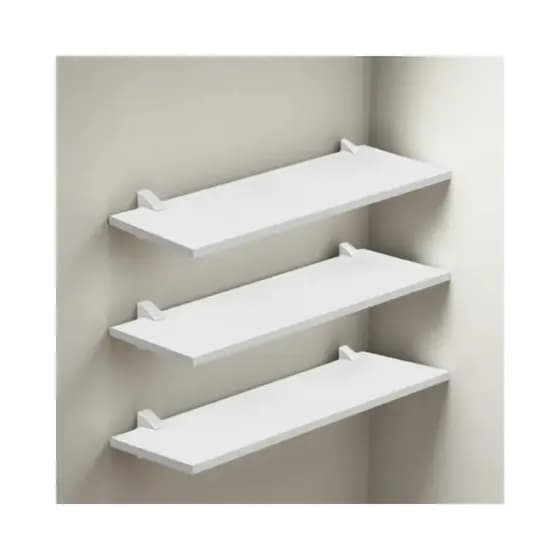 Kit Com 3 Prateleiras Mdp Bcas 20x60 Com Suportes D-core