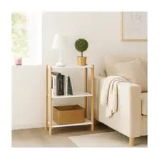 Estante Multi Uso Com 3 Prateleiras Brancas 40x90cm