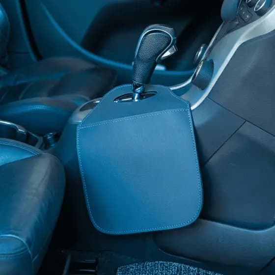 Lixeira Automotiva Organizadora Porta Lixo Para Carro Reutilizável Cinza 4 Cores