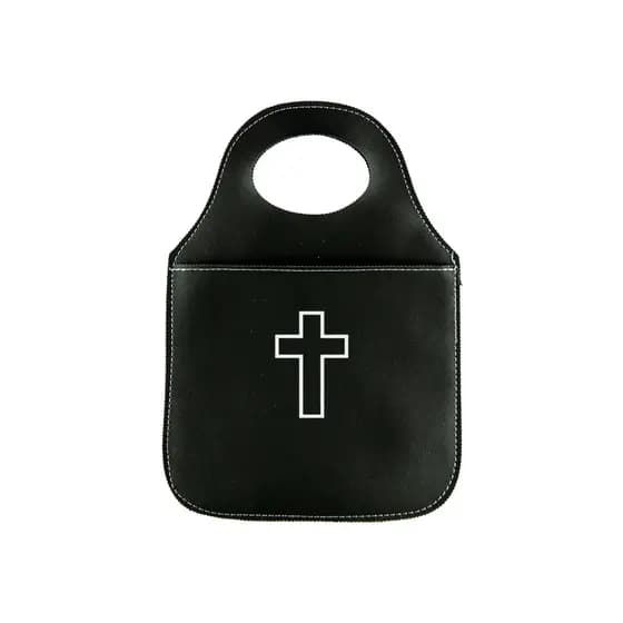 Lixeira Para Carro Costurada Personalizada Porta Lixo Acessório Veicular Cristão