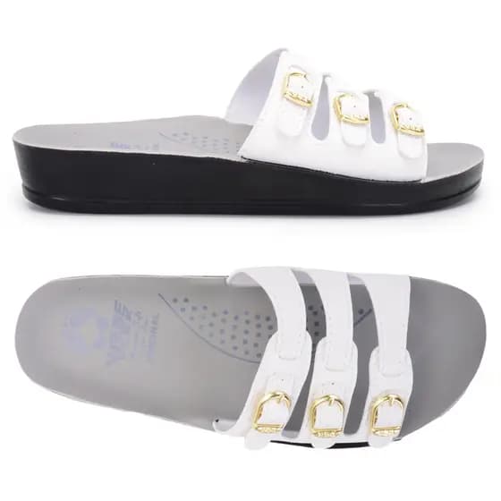 Chinelo Ortopédico Feminino Branca Webe Flex Macio Leve Confortável Sandália Birken Várias Cores