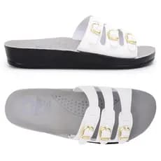 Chinelo Ortopédico Feminino Branca Webe Flex Macio Leve Confortável Sandália Birken Várias Cores