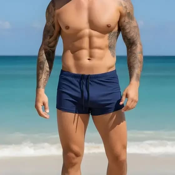Sunga Boxer Masculina Para Praia Piscina E Natação Com Excelente Elasticidade