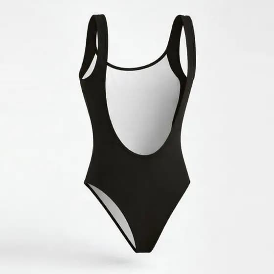 Maiô Feminino Praia Piscina Natação De Suplex Costas Nua Alça Larga P ao GG