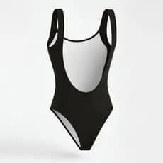 Maiô Feminino Praia Piscina Natação De Suplex Costas Nua Alça Larga P ao GG