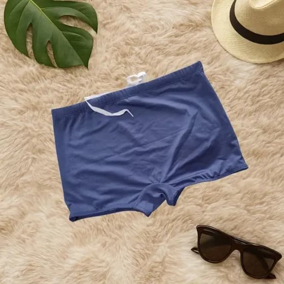 Sunga Boxer Masculina UV50+ Com Cordão Ajustável Premium