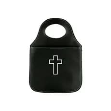 Organizador Para Câmbio De Carro Costurado Personalizado Porta Lixo Acessório Veicular Cristão