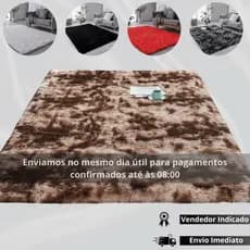 Tapete Sala Quarto Peludo 2,00 X 1,50 Mtr Felpudo Grande