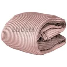 Cobertor Aveludado Manta Canelada Soft Ondulada Microfibra Para Cama Casal Queen Solteiro  Antialérgico 2,00 x 1,80 - Toque Macio e Suave