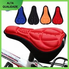 Capa para Selim em Gel Silicone Banco Almofada Forro Para Bicicleta，Almofada De Gel De Sílica Flexível Bicicleta Ciclismo