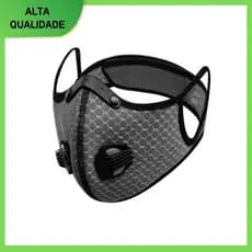 Máscara De Ciclismo Com Filtro Anti Poluição Máscara Facial Esportes respirável À Prova De Poeira Desodorante