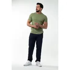 Calça Jeans Básica Reta Tradicional Resistente Trabalho Masculina - Ref: 917