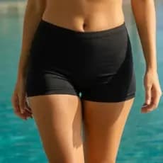 Short Feminino Praia Liso Corte Pequeno